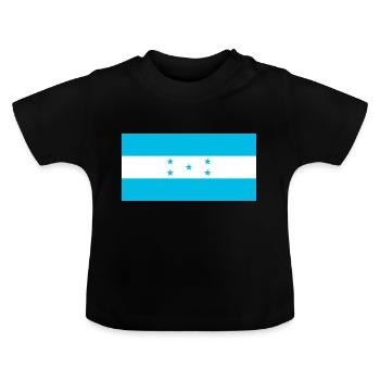 Honduras - T-shirt bio col rond Bébé - noir - Devant