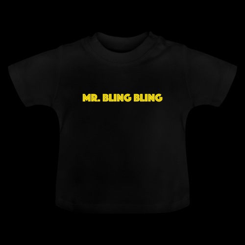 bling bling - Baby Bio-T-Shirt mit Rundhals