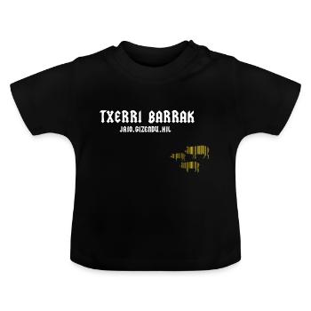 Berri Txarrak - Baby Organic T-Shirt with Round Neck - black - Front