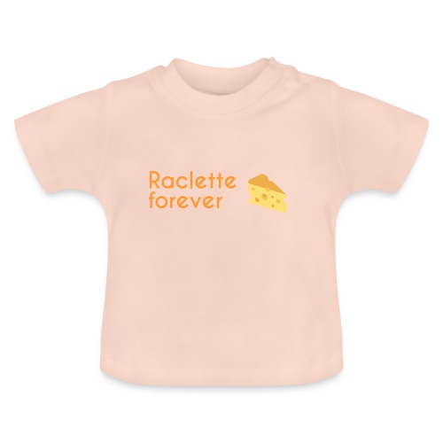 Raclette forever - Baby Bio-T-Shirt mit Rundhals