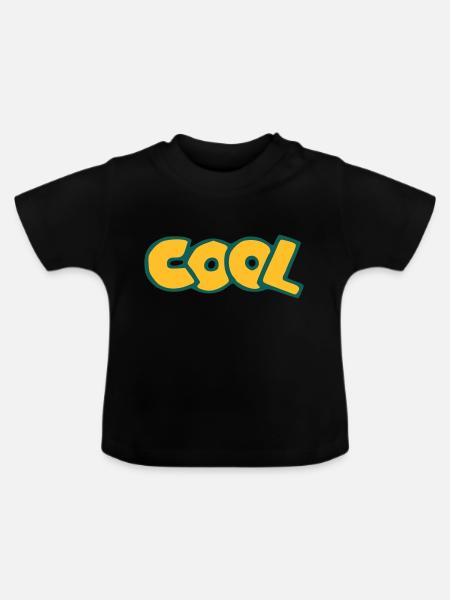 cool - Baby Bio-T-Shirt mit Rundhals - Schwarz