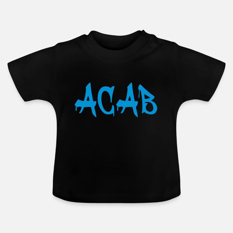 Acab - T-shirt bio col rond Bébé - noir