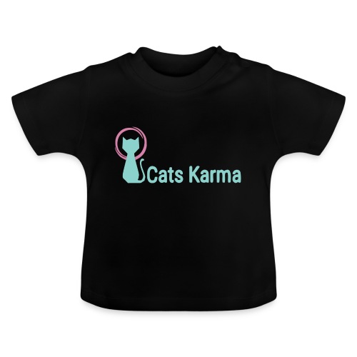 Cats Karma - Baby Bio-T-Shirt mit Rundhals