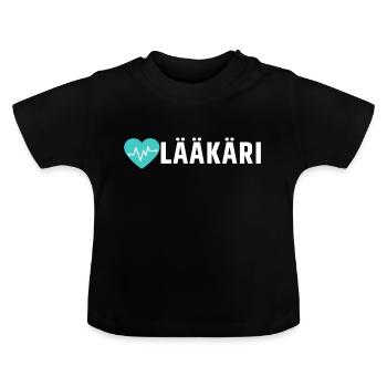 Doctor - Baby Organic T-Shirt with Round Neck - black - Front