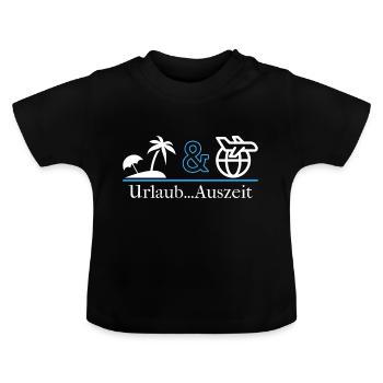 Holiday - Baby Organic T-Shirt with Round Neck - black - Front