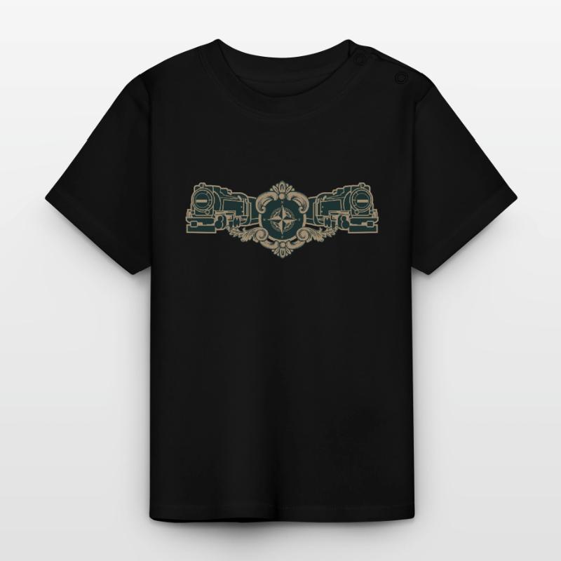 Logo du chemin de fer rétro Vinted T-shirt bio col rond Bébé