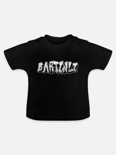 Bartın - Baby Bio-T-Shirt mit Rundhals - Schwarz