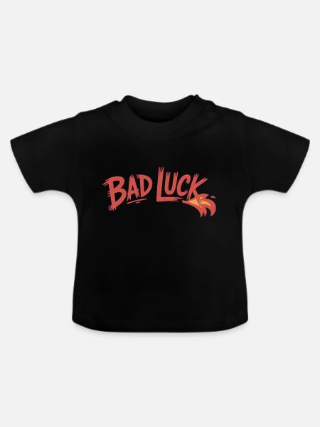 UNGLÜCK - Baby Bio-T-Shirt mit Rundhals - Schwarz