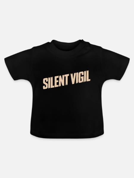 STILLE WACHE - Baby Bio-T-Shirt mit Rundhals - Schwarz