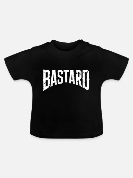 BASTARD - Baby Bio-T-Shirt mit Rundhals - Schwarz