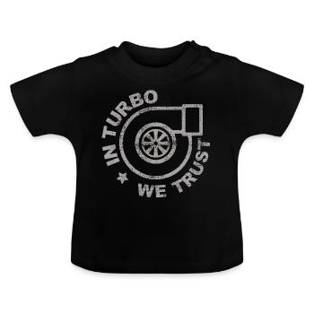 Boost Wars - T-shirt bio col rond Bébé - noir - Devant