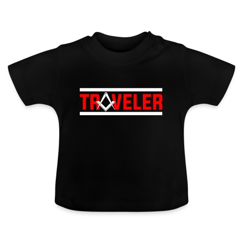 Freimaurer TRAVELER / Freemason Square compasses - Baby Bio-T-Shirt mit Rundhals