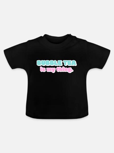 Mein Ding - Baby Bio-T-Shirt mit Rundhals - Schwarz