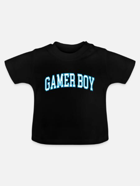 GAMER BOY - Baby Bio-T-Shirt mit Rundhals - Schwarz