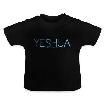 YESHUA vol.4 - Baby Bio-T-Shirt mit Rundhals - Schwarz - Vorne
