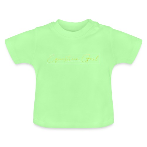 Equestrian Girl Reitsport - Baby Bio-T-Shirt mit Rundhals