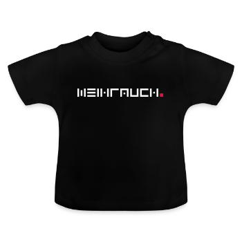 WEIHRAUCH - Baby Bio-T-Shirt mit Rundhals - Schwarz - Vorne