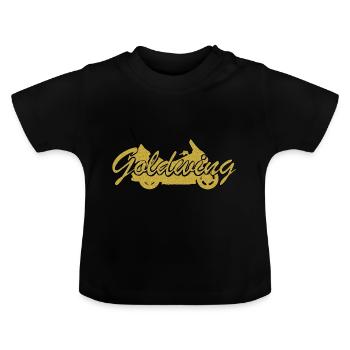 Goldwing cadeau idée cadeau - T-shirt bio col rond Bébé - noir - Devant