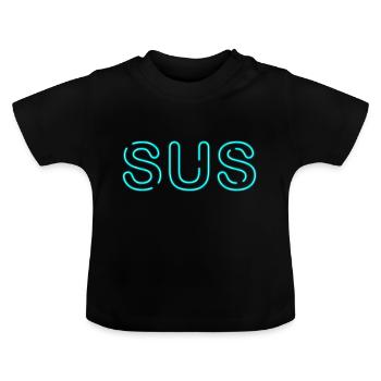 Sus - Parole jeunesse - T-shirt bio col rond Bébé - noir - Devant