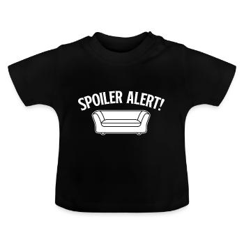 Movie Director Filmmaker Spoiler Alert Adult - Baby Organic T-Shirt with Round Neck - black - Front