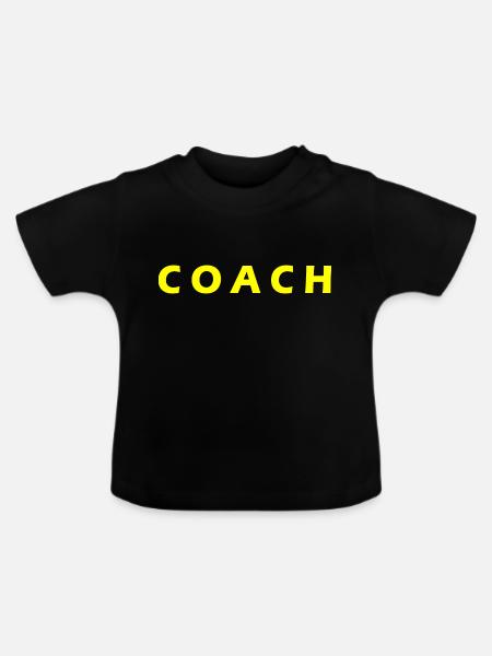 COACH - Baby Bio-T-Shirt mit Rundhals - Schwarz