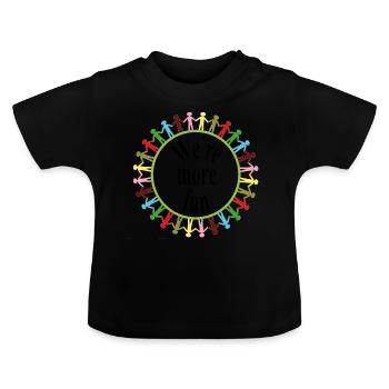 fun - Baby Bio-T-Shirt mit Rundhals - Schwarz - Vorne