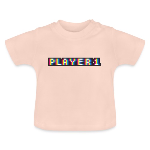 Partnerlook No. 2 (Player 1) - Farbe/colour - Baby Bio-T-Shirt mit Rundhals
