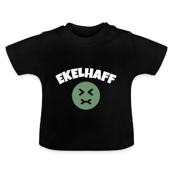 Frauen Tausch Ekelhaff Nadine w - Baby Bio-T-Shirt mit Rundhals - Schwarz - Vorne