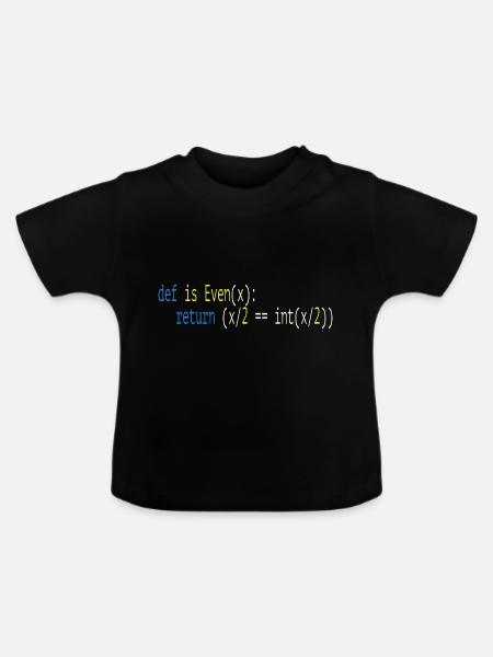 Programmer Humor - Baby Bio-T-Shirt mit Rundhals - Schwarz