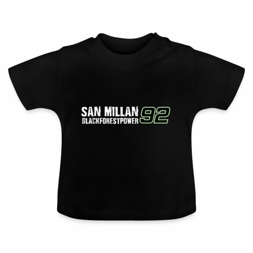San Millan Blackforestpower 92 - Baby Bio-T-Shirt mit Rundhals