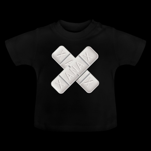 Xanax X Logo - Baby Bio-T-Shirt mit Rundhals
