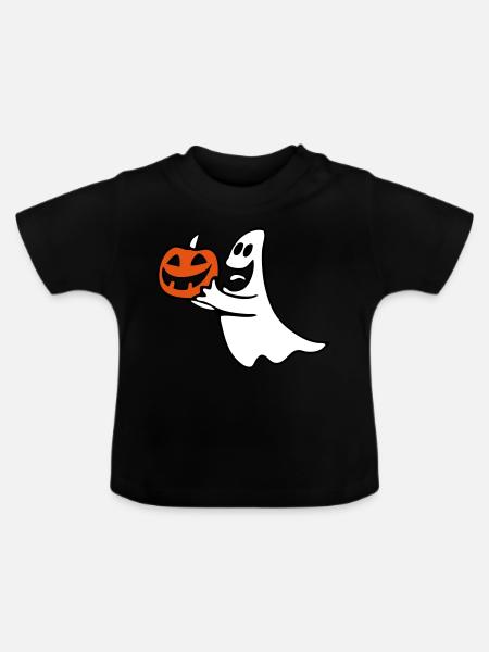 Ghost - Baby Bio-T-Shirt mit Rundhals - Schwarz