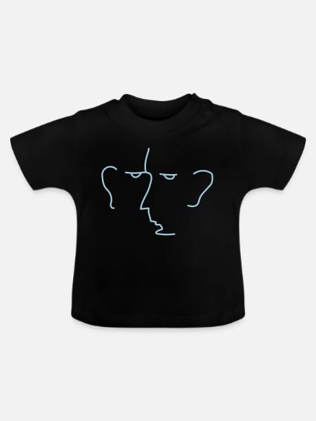 Sehenswürdigkeit - Baby Bio-T-Shirt mit Rundhals - Schwarz