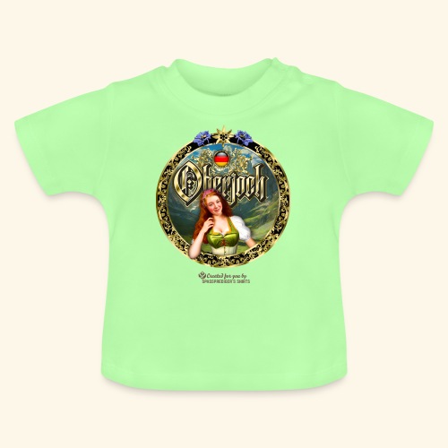 Oberjoch Design fürs Wandern in den Bergen - Baby Bio-T-Shirt mit Rundhals