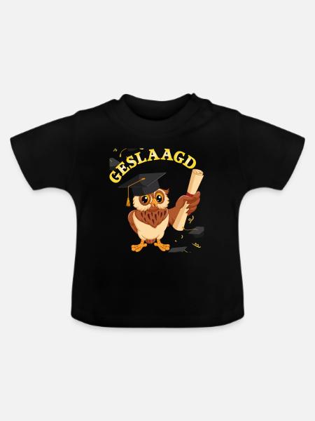 PassD - Baby Bio-T-Shirt mit Rundhals - Schwarz