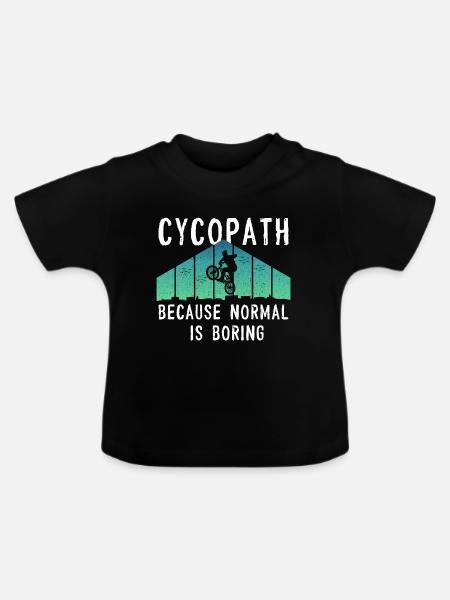 Cycopath - Baby Bio-T-Shirt mit Rundhals - Schwarz