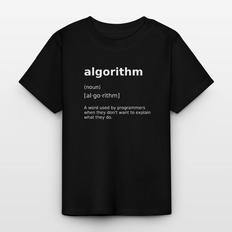 Programmieren Informatik Computer Algorithmus Baby Bio-T-Shirt mit Rundhals