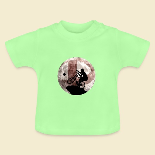 Radball | Cycle Ball Moon - Baby Bio-T-Shirt mit Rundhals