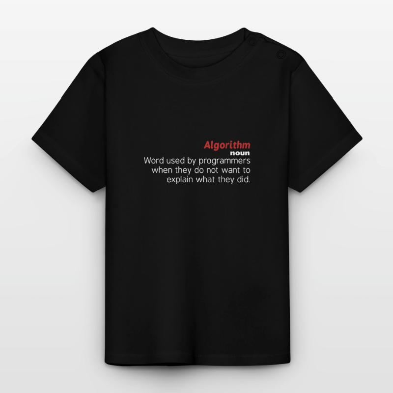 IT Algorithm Baby Bio-T-Shirt mit Rundhals