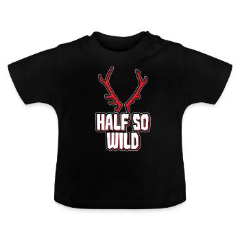 Lustiger Denglisch Spruch Denglisch Sprüche - Baby Bio-T-Shirt mit Rundhals - Schwarz - Vorne