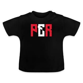 Pérou Couleurs nationales Drapeau Amérique du Sud Lima - T-shirt bio col rond Bébé - noir - Devant
