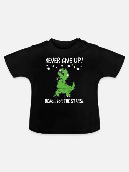 trex - Baby Bio-T-Shirt mit Rundhals - Schwarz