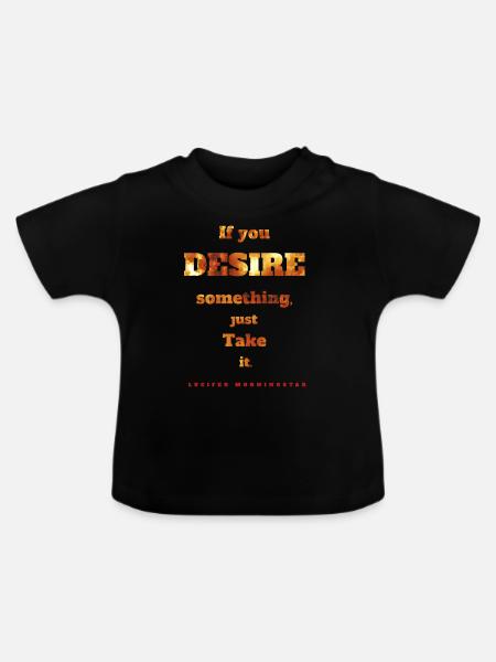 Luzifer Morningstar - Baby Bio-T-Shirt mit Rundhals - Schwarz