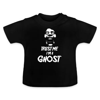 Croyez-moi je suis fantôme cadeau Halloween - T-shirt bio col rond Bébé - noir - Devant