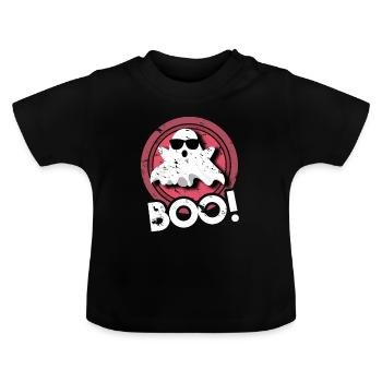 Esprit boo esprit d'halloween - T-shirt bio col rond Bébé - noir - Devant