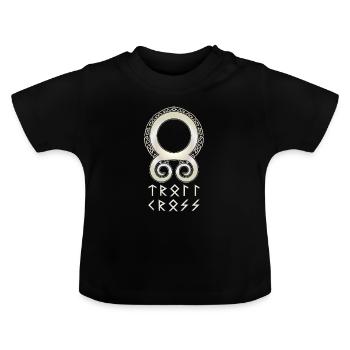 Vikings Rune Nordiques - T-shirt bio col rond Bébé - noir - Devant