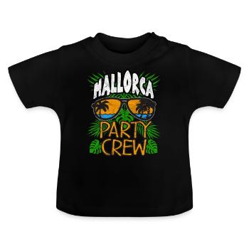 Mallorca Shirt - T-shirt bio col rond Bébé - noir - Devant