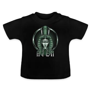 Dieu soleil dieu égyptien égyptien - T-shirt bio col rond Bébé - noir - Devant