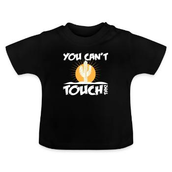 Cactus Cactus Cactus Cactus Musique de famille - T-shirt bio col rond Bébé - noir - Devant