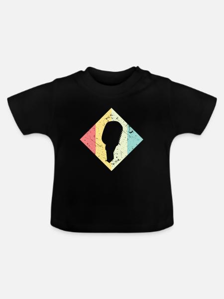 Mikrophon Mikrofon - Baby Bio-T-Shirt mit Rundhals - Schwarz